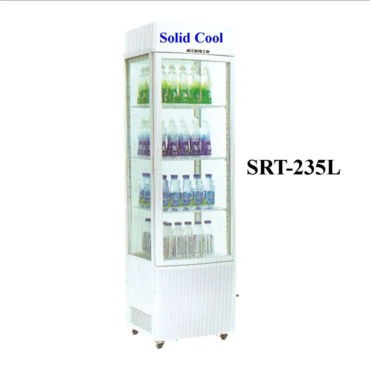 SRT-235L 4 Side Glass Chiller