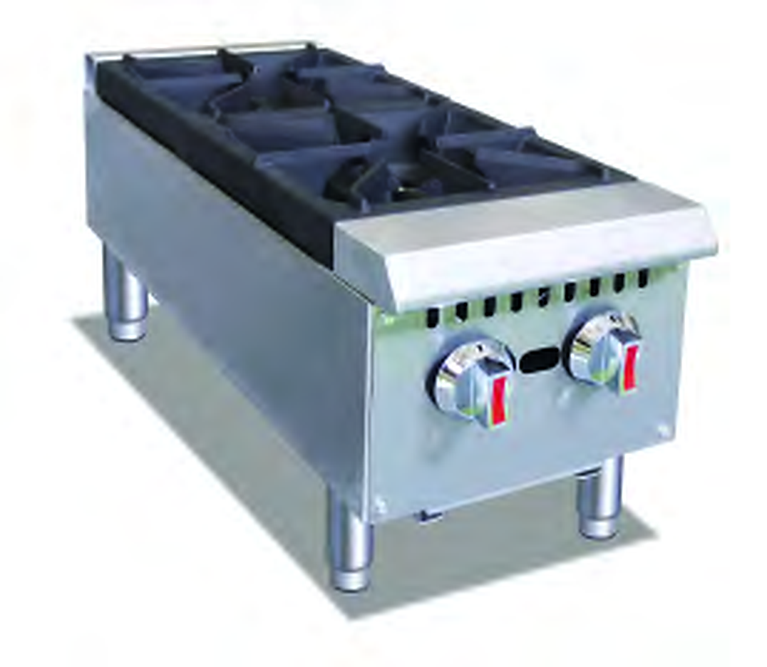 VTRH12 Gas Countertop Hot Plate (2 Burners)